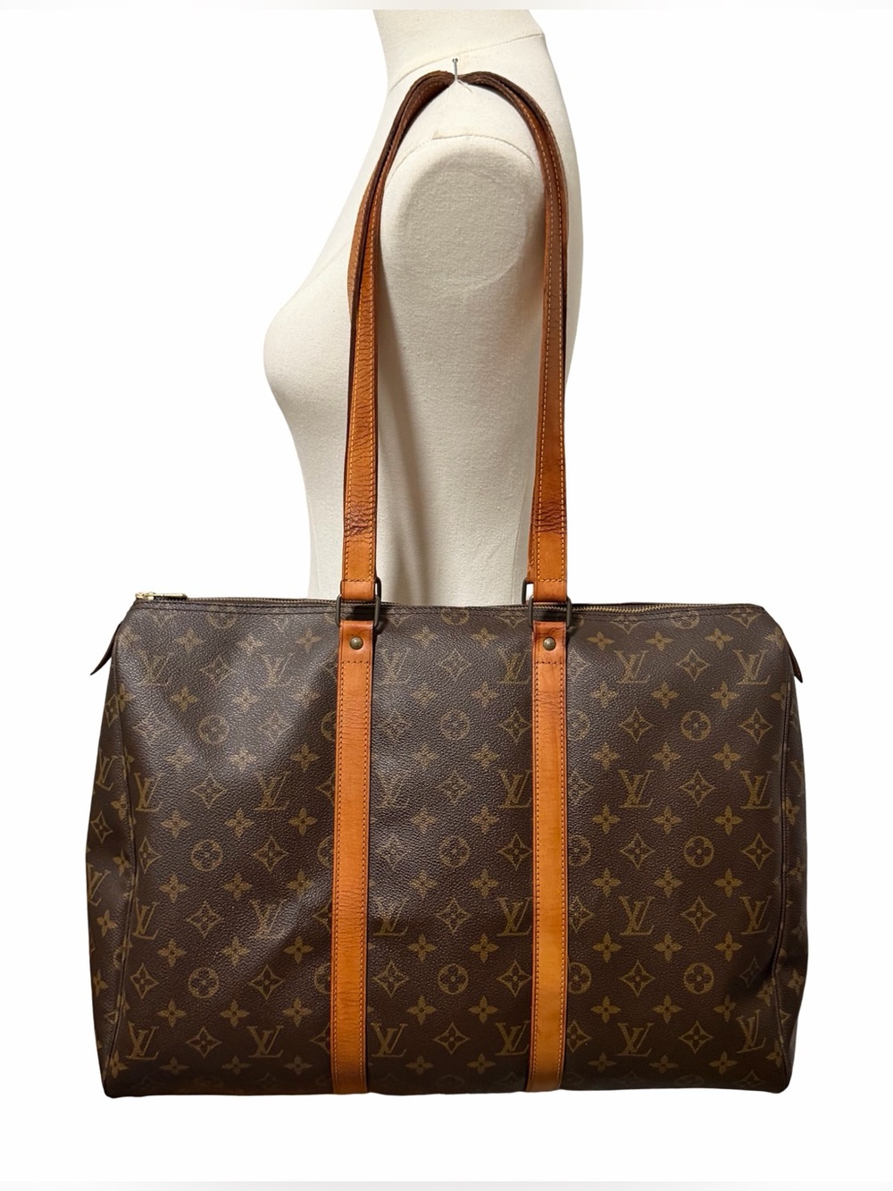 Louis Vuitton Sac Flanerie 45 Monogram Overnight Travel Shoulder Bag - Vintage